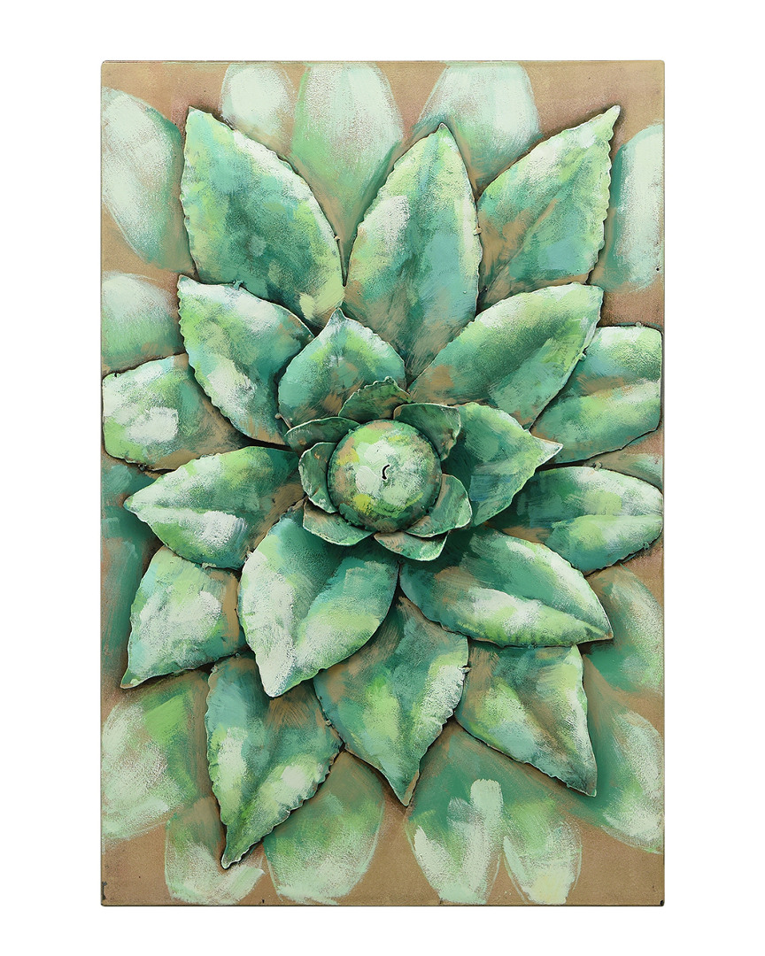 Empire Art Direct Succulent 2 Metal Artwork