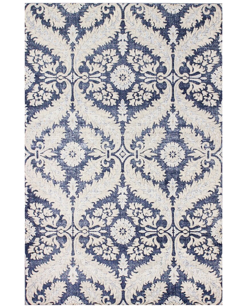 Shop Bashian Rugs Bashian Sevilla Transitional Rug In Blue