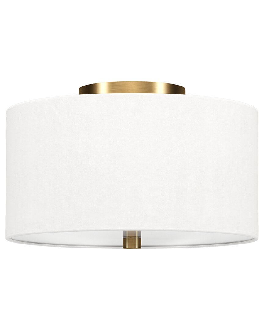 Abraham + Ivy Ellis Gold Flush Mount