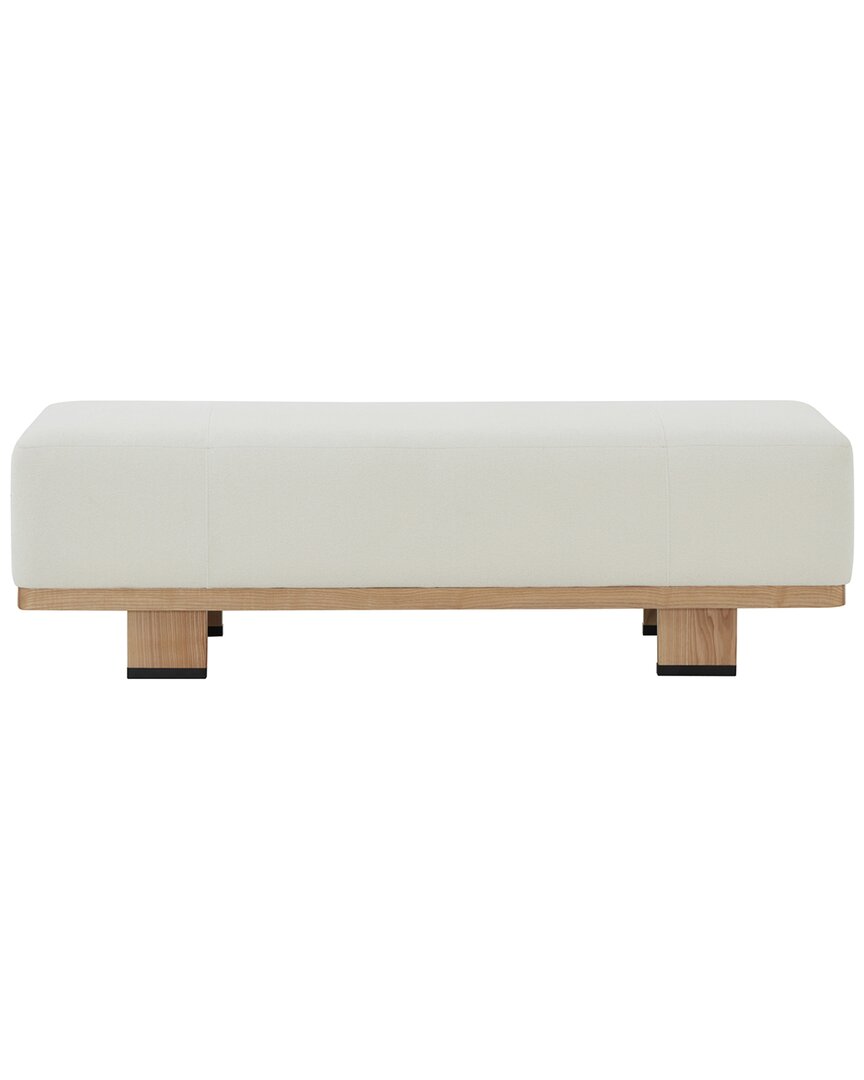 Safavieh Couture Abrianna Wood Base Bench