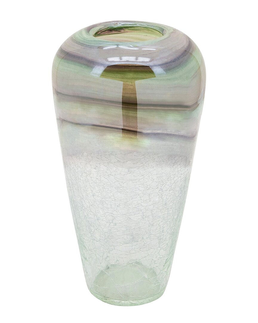 Sagebrook Home Glass Vase In Clear