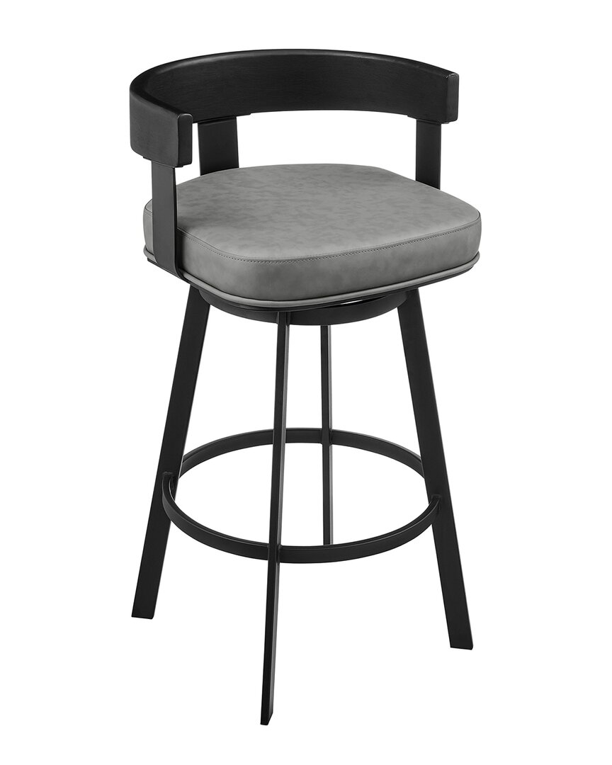 Armen Living Idris 26in Swivel Counter Stool