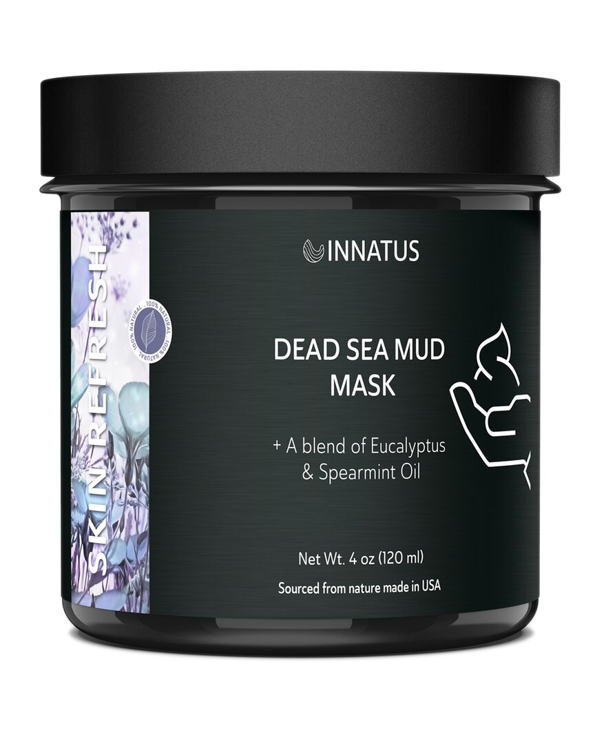 Innatus 8oz Skin Refresh Dead Sea Mud Face Mask In Black