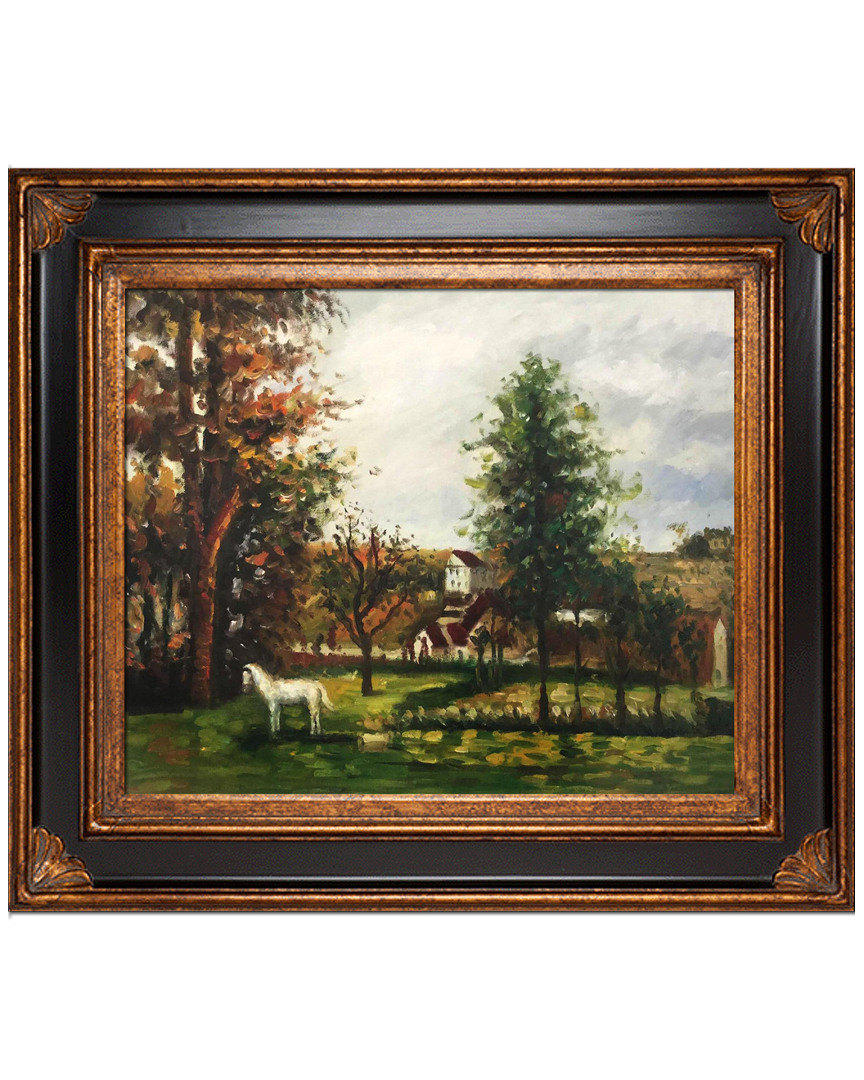 Museum Masters Landscape With A White Horse In A Meadow Hand-painted Oil Reproduction