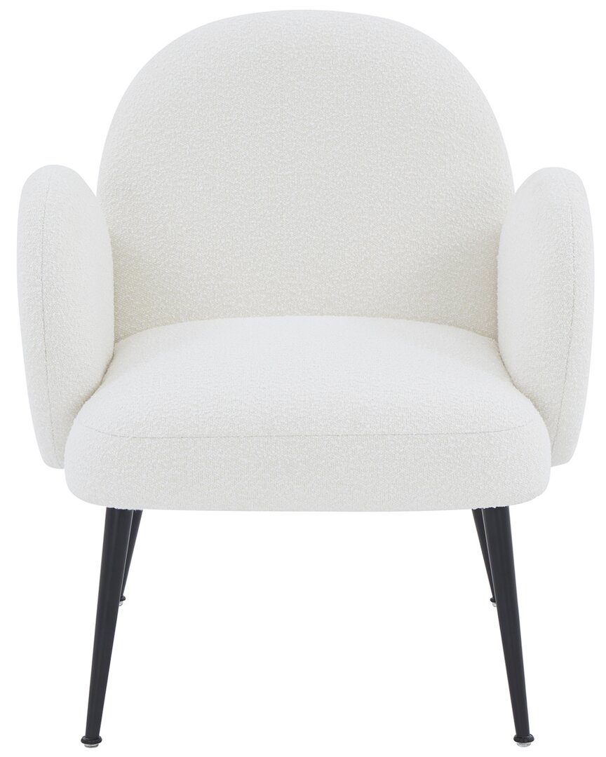 Safavieh Couture Crystalyn Boucle Accent Chair In White
