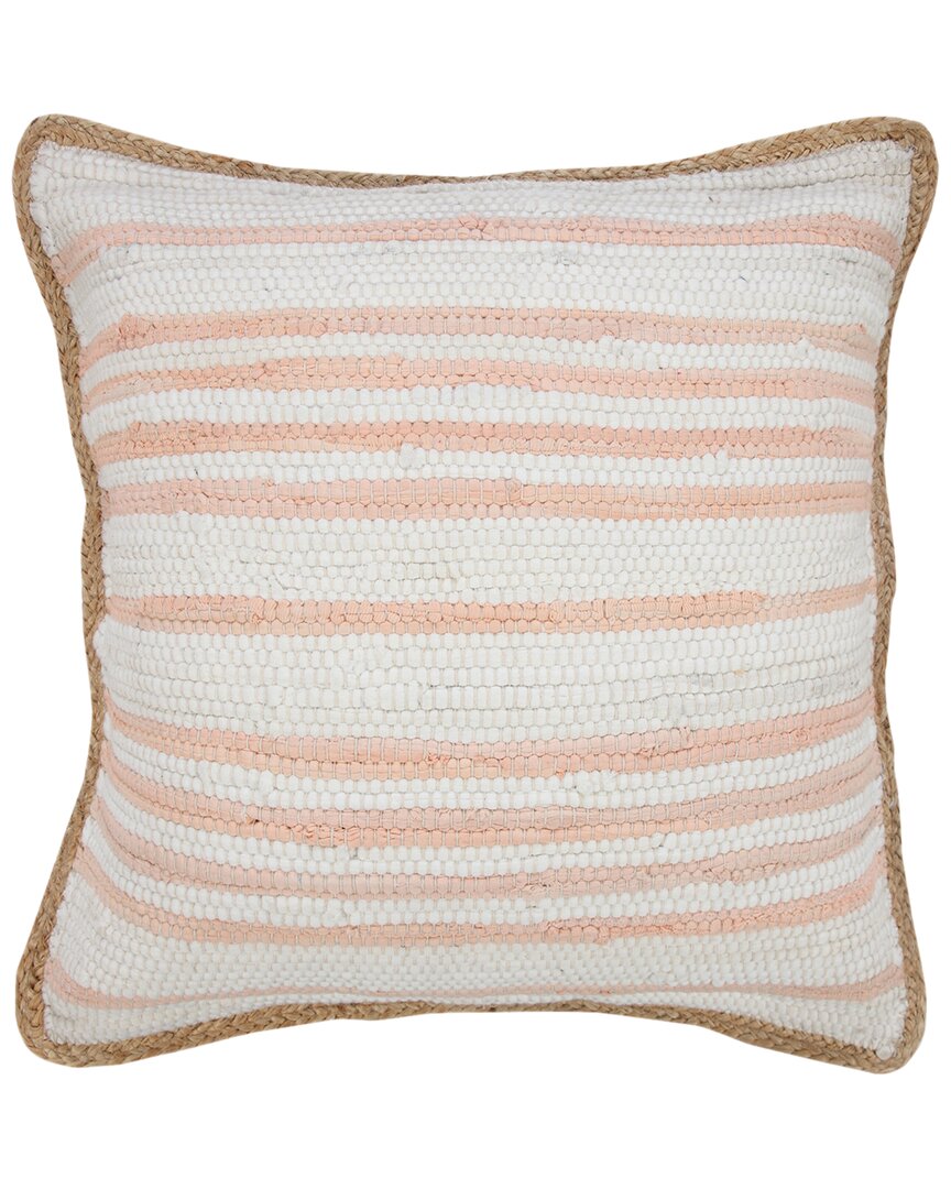 Lr Home Rodha Striped Throw Pillow In Pink