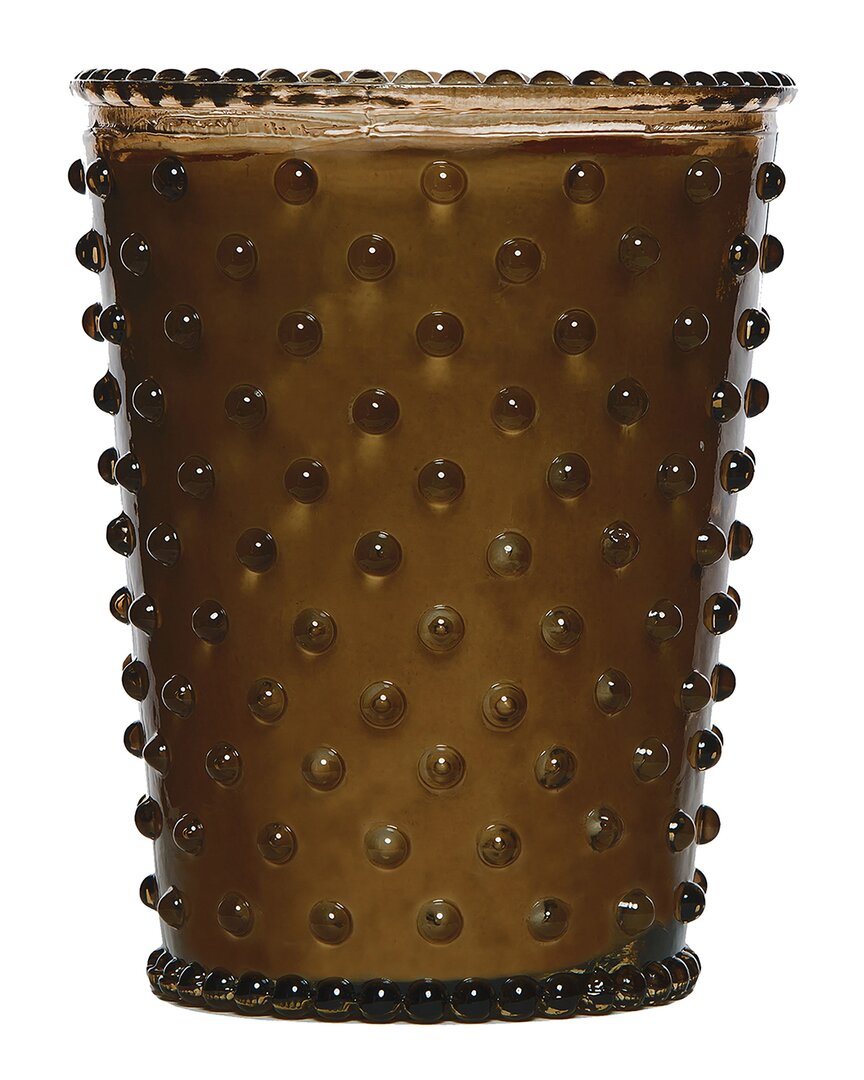 Simpatico Espresso Martini Hobnail Glass Candle In Brown