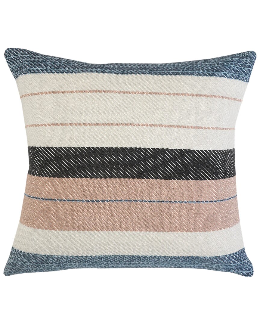 Lr Home Alton Mid-century Stripe Throw Pillow In Blue