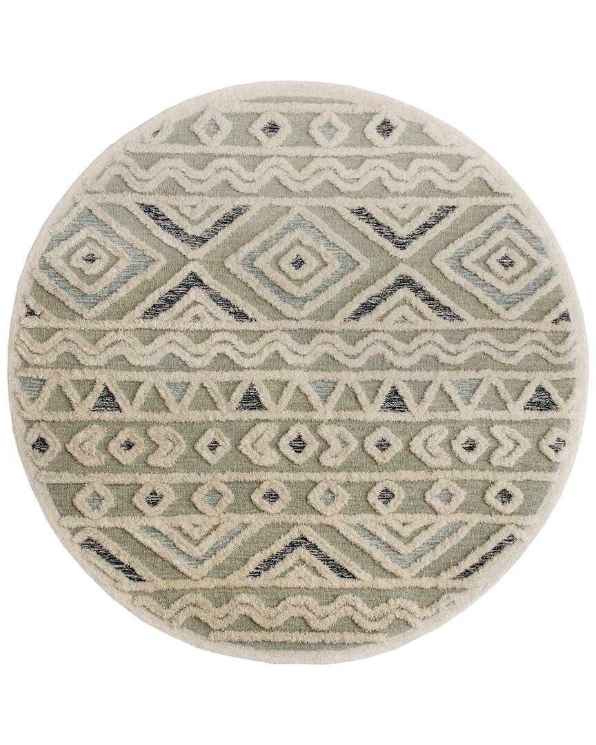 Lr Home Sinuous Scandinavian Rug In Gray