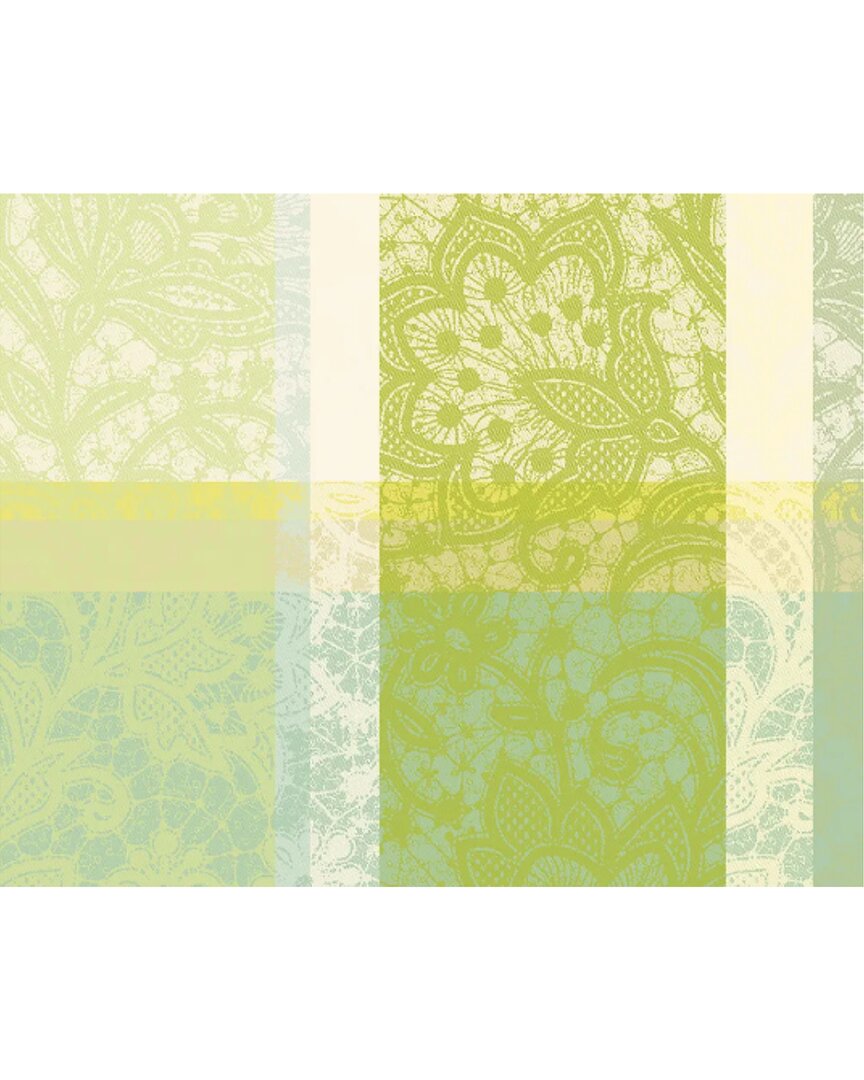Garnier Thiebaut Mille Dentelles Prairie Placemats (set Of 4) In Green