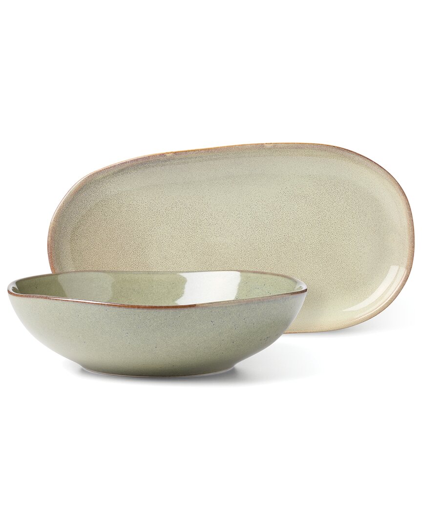 Oneida Organic Shades 2-piece Serving Set