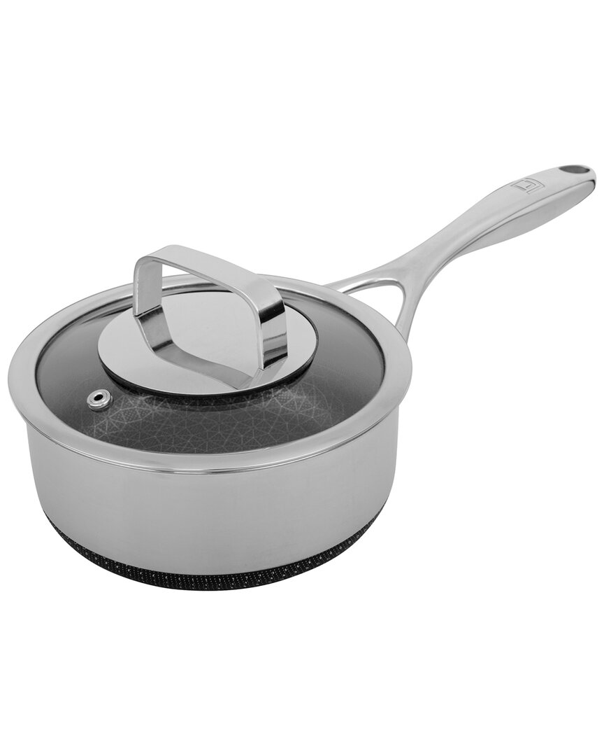 Livwell Diamondcladª 1.5qt Hybrid Nonstick Stainless Steel Saucepan & Lid