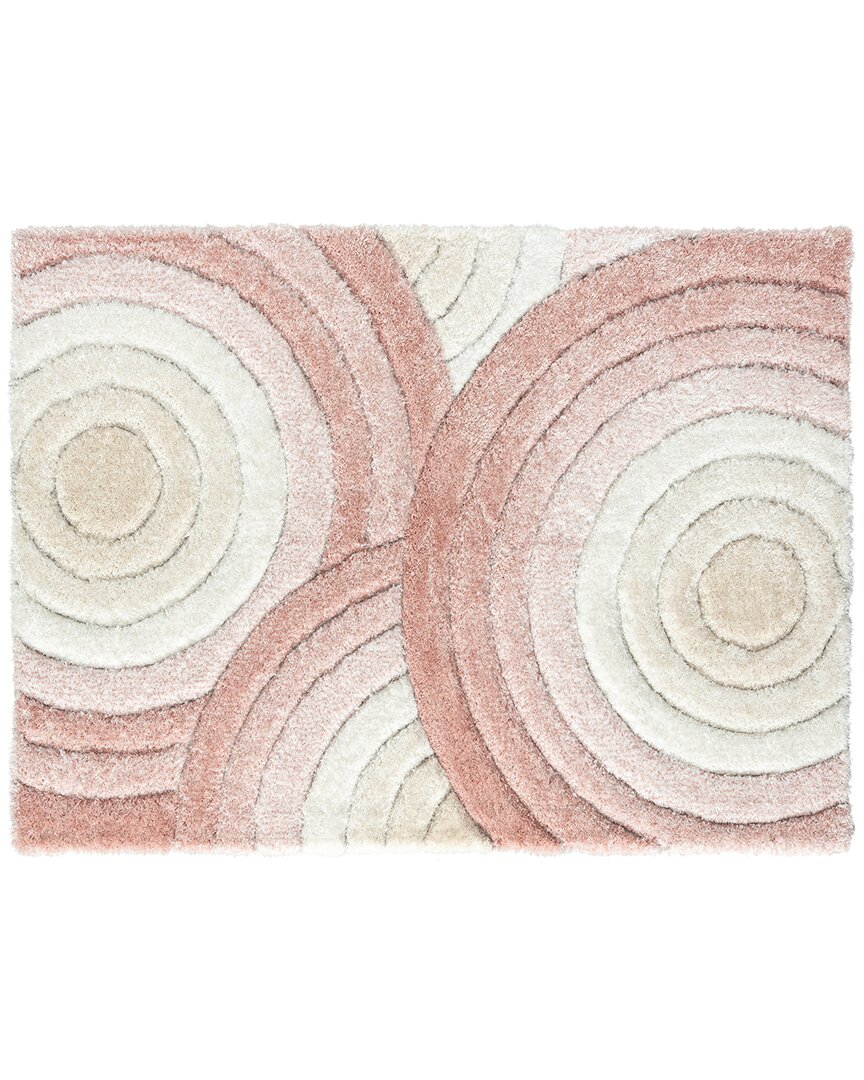 Luxe Weavers Lantanas Modern Rug In Pink