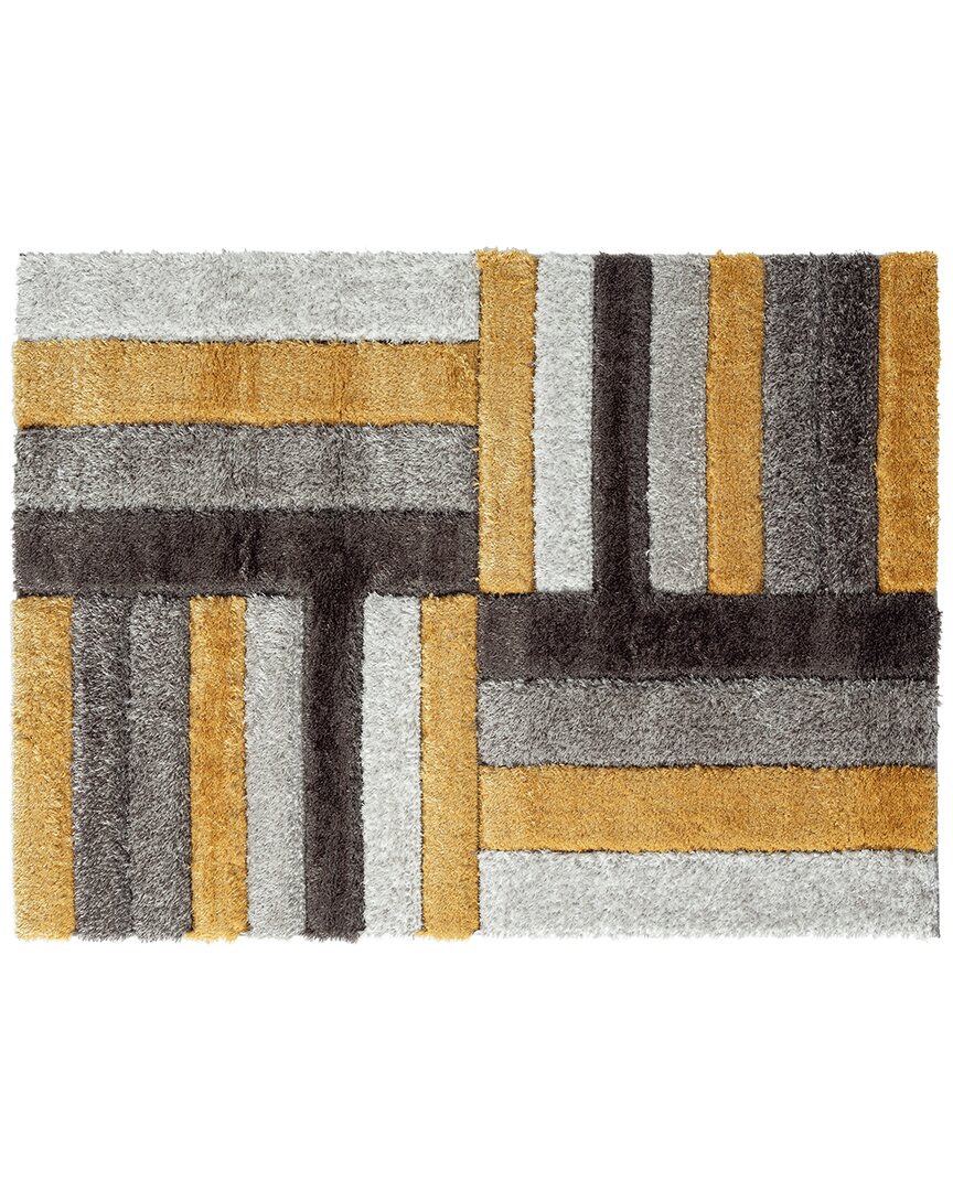 Luxe Weavers Discontinued  Lantanas Modern Rug In Yellow
