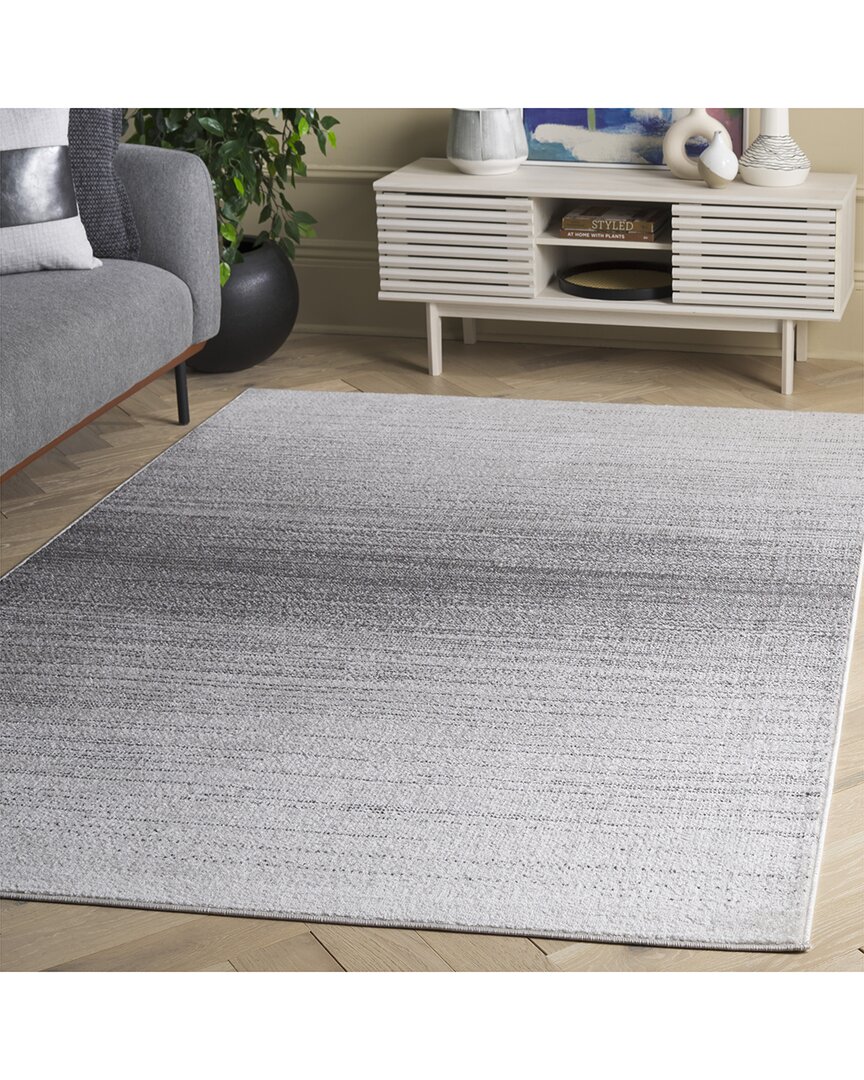 Safavieh Adirondack Silvanpetal Power Loomed Rug Light Grey In Gray