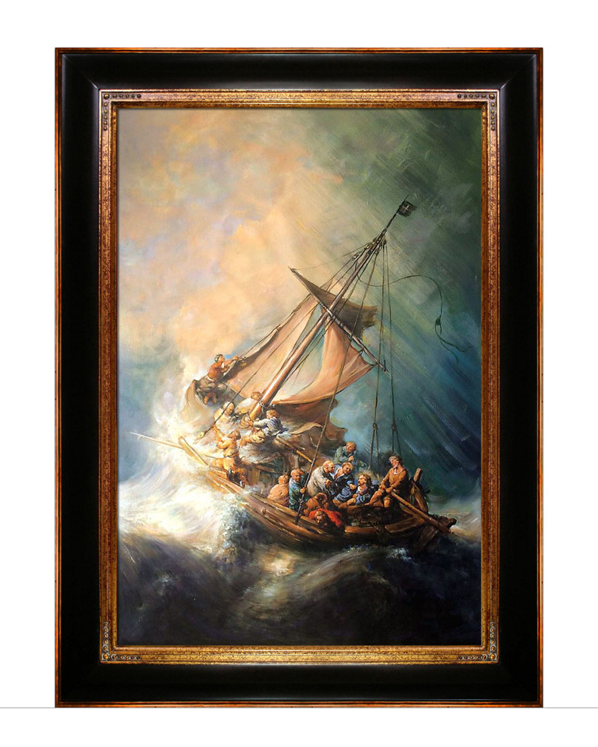 Museum Masters Christ In The Storm By Rembrandt Hand Painted Oil Reproduction