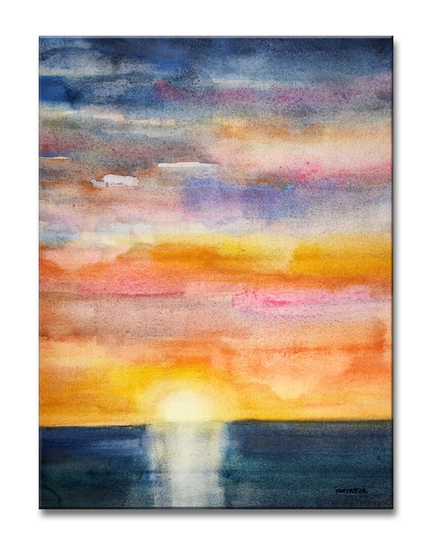 Ready2hangart Glorious Sunset Wrapped Canvas Wall Art By Norman Wyatt