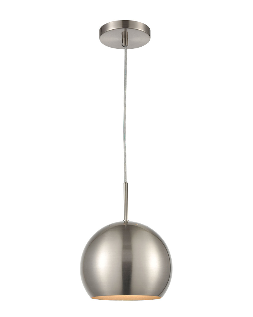 Artistic Home & Lighting Salt Rim 1-light Mini Pendant In Metallic