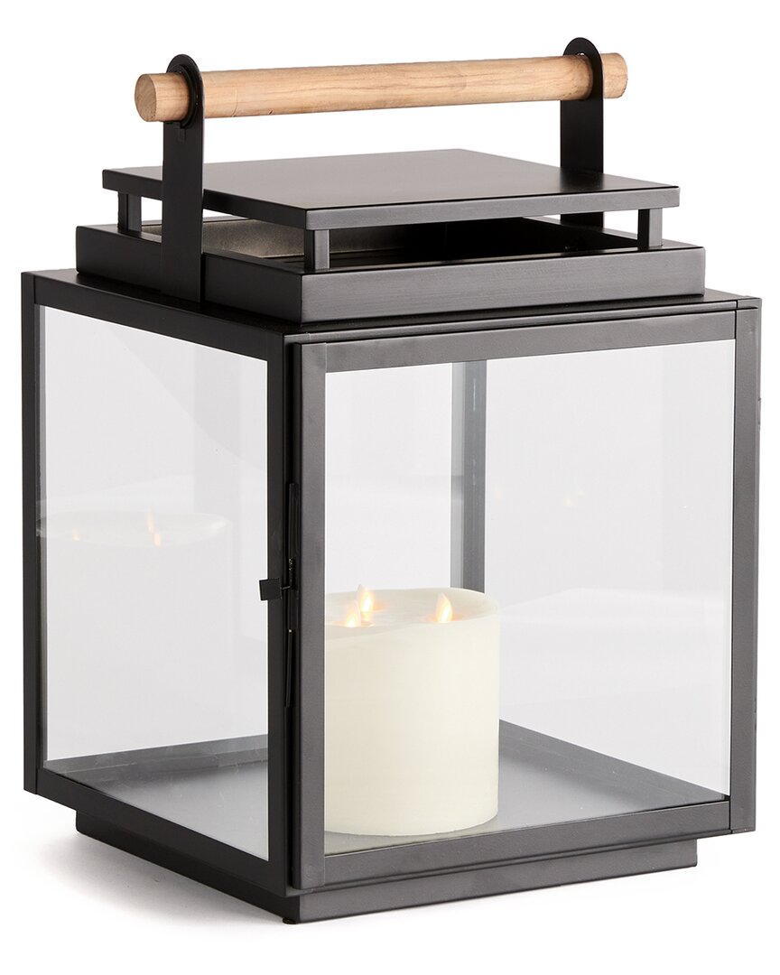 Napa Home & Garden Large Adwin Outdoor Lantern In Black