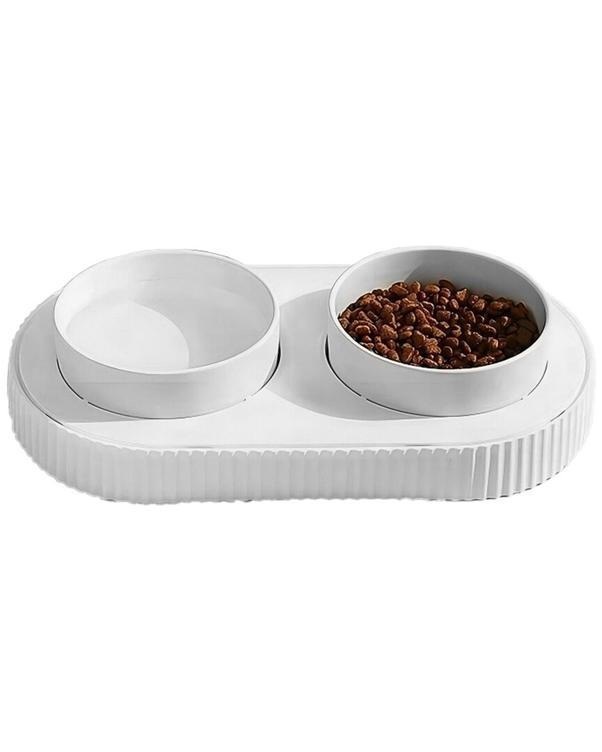 Fresh Fab Finds Heated Pet Water Bowl: Usb Powered Ceramic With Thermal Heating In White