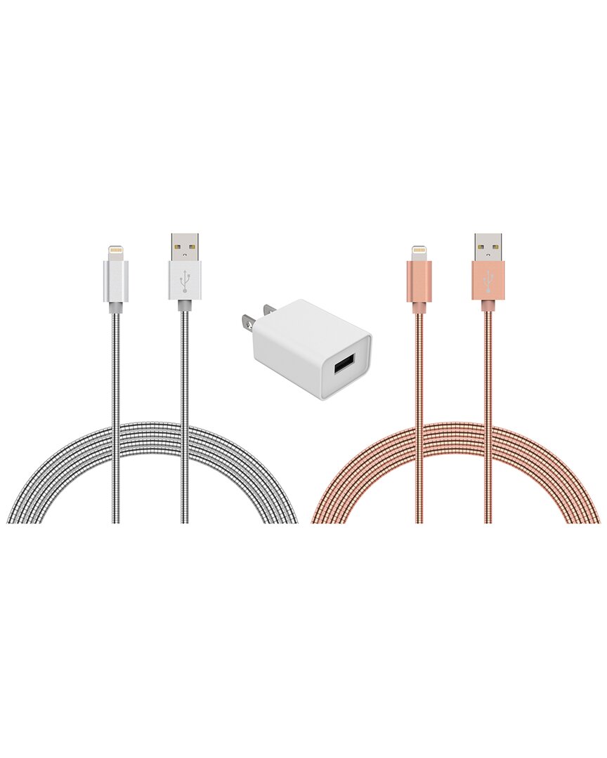 POSH TECH POSH TECH 2PK LIGHTNING TO USB CHARGE & SYNC CABLE 