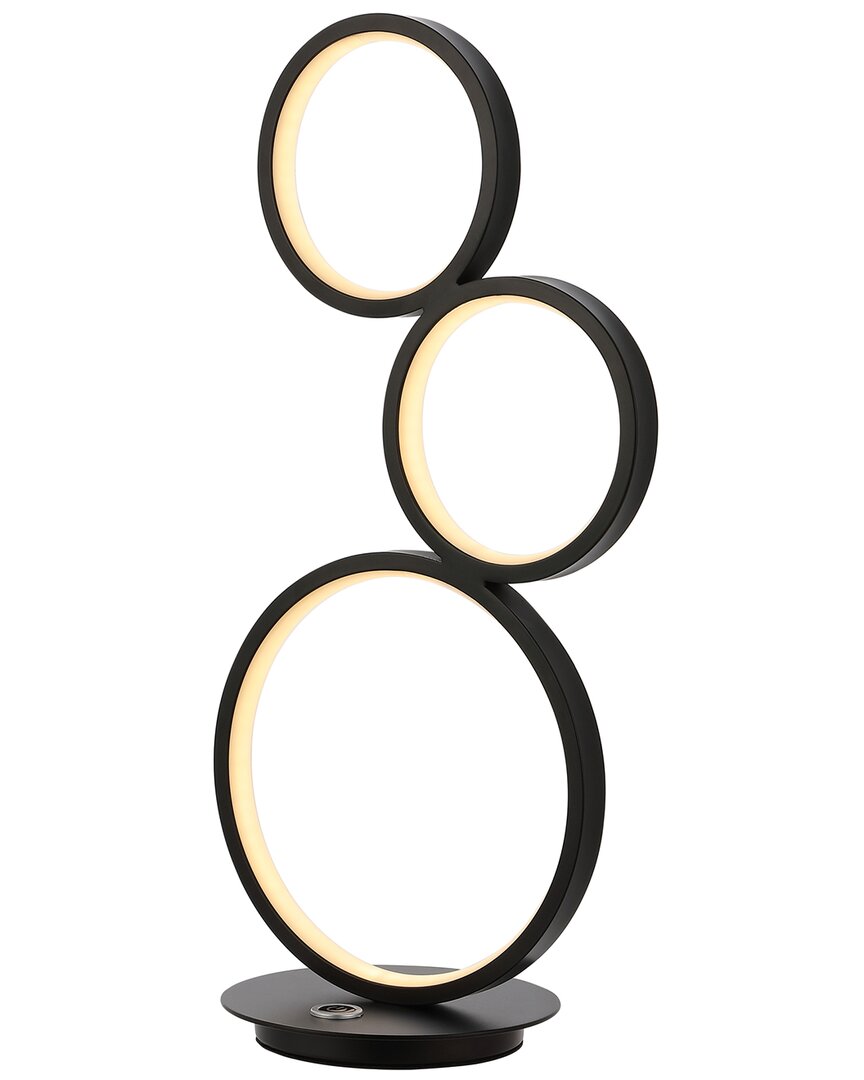 JONATHAN Y JONATHAN Y JUNO 17IN 3-LIGHT BOHEMIAN IRON INTEGRATED LED TABLE LAMP