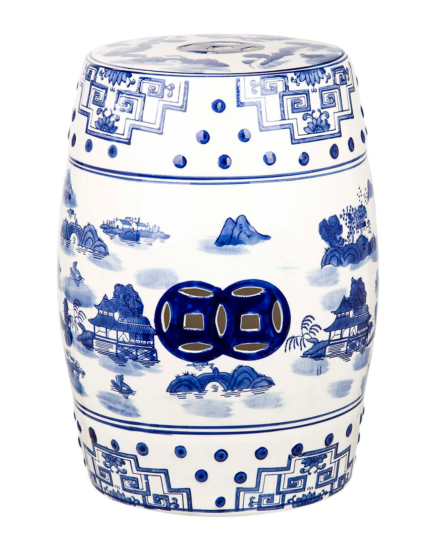 Safavieh Gateless Mist Chinoiseries Garden Stool