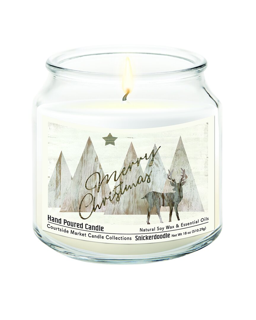 Courtside Market Wall Decor Courtside Market Merry Christmas Deer Candle In Multi