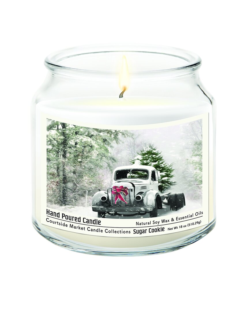 Courtside Market Wall Decor Courtside Market Snowy Christmas Truck Candle In Multi