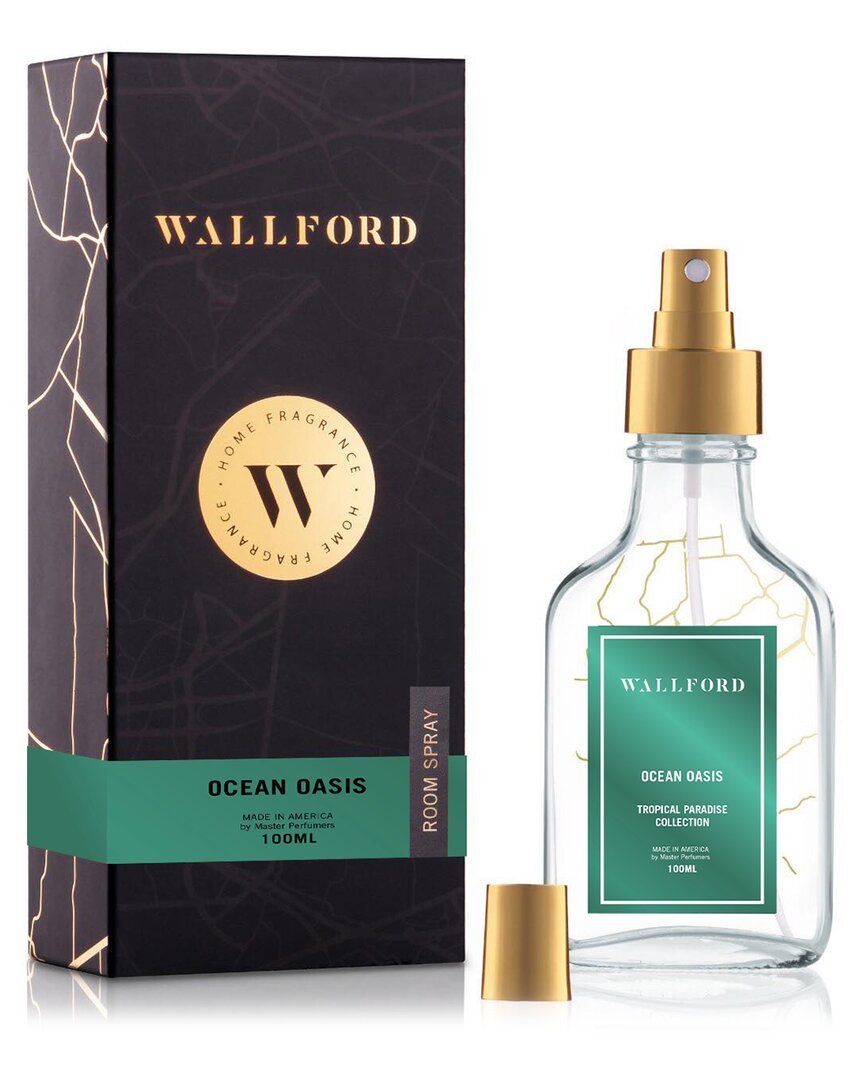 Wallford Home Fragrance Ocean Oasis Room Spray In Gold