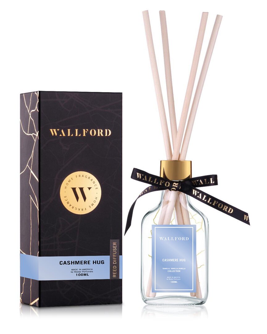 Wallford Home Fragrance Cashmere Hug Reed Diffuser In Gold