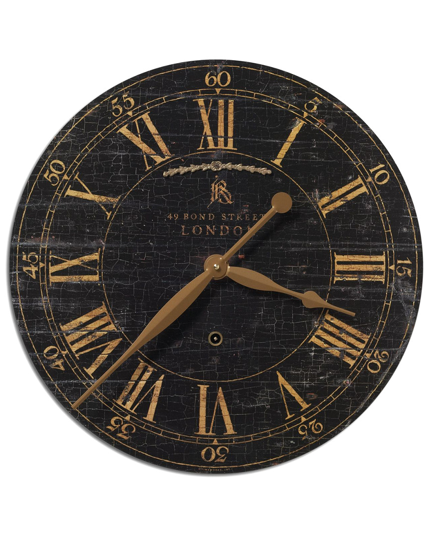 Shop Uttermost Bond Street 18in Black Wall Clock