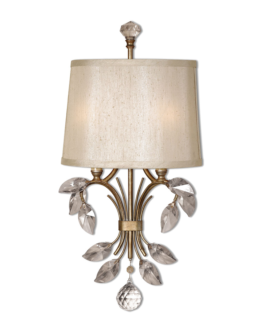 Uttermost Alenya 2 Light Gold Wall Sconce