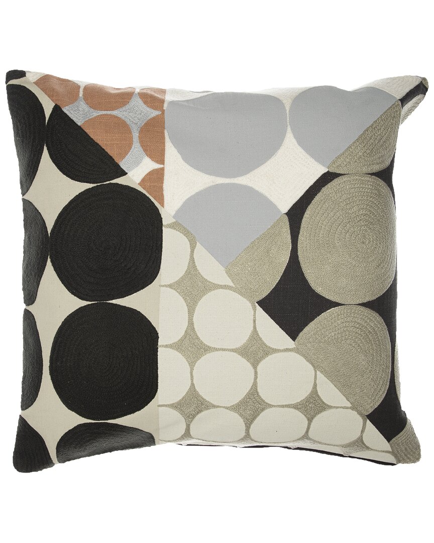 Lr Home Hand-woven Throw Pillow 24 X 24 In Multi
