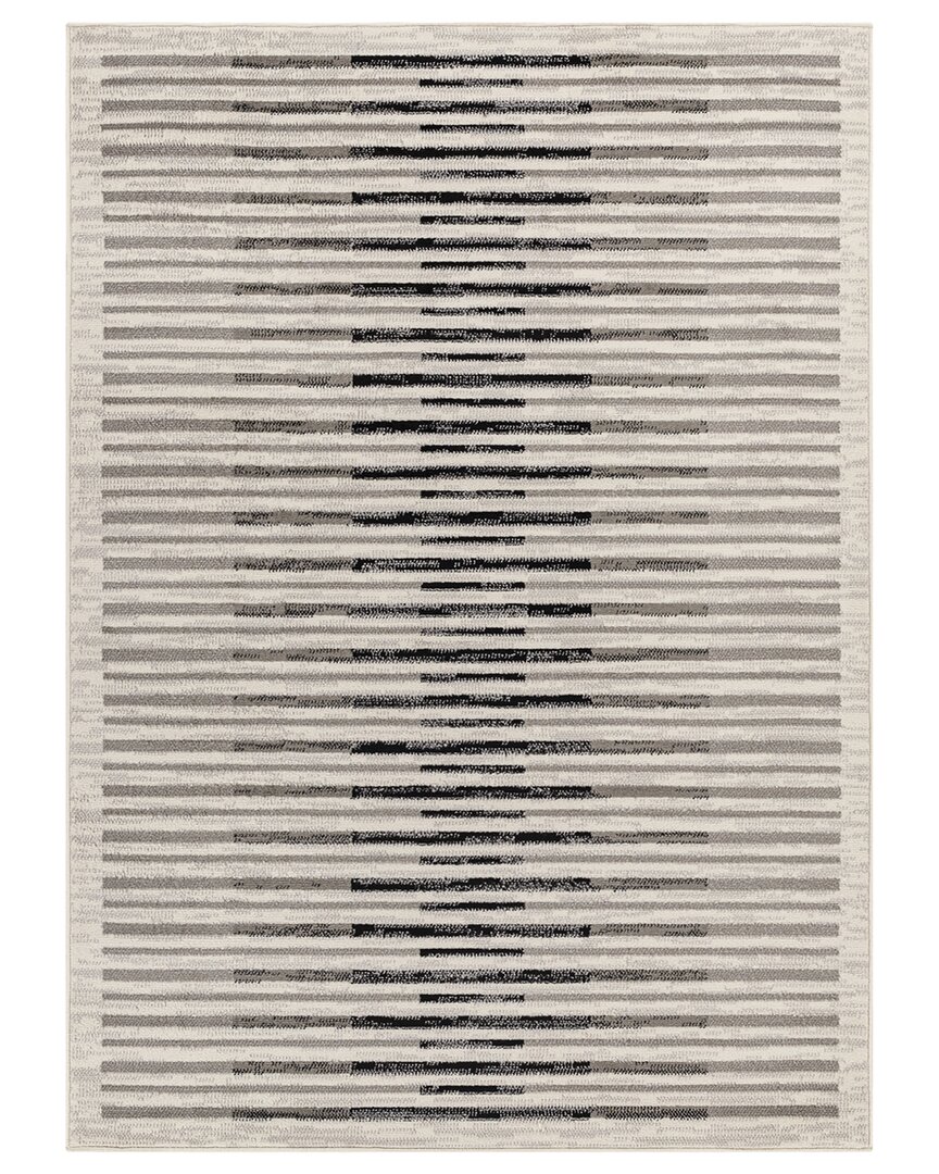 Surya Pisa Stripe Rug In Gray