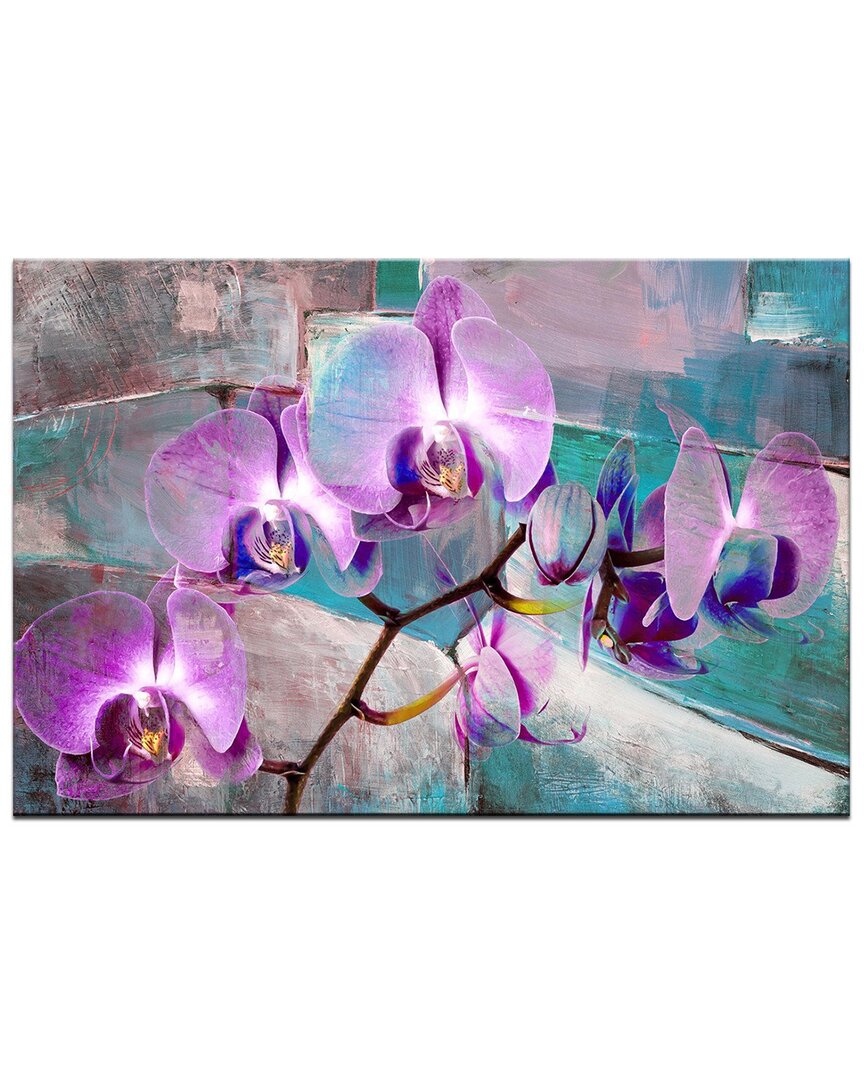 Ready2hangart Painted Petals Xix Wrapped Canvas Wall Art By Tristan Scott