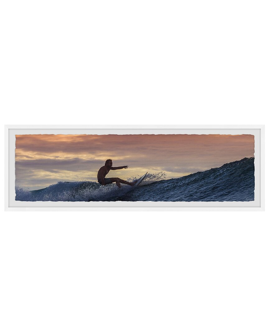 Marmont Hill Feel The Waves Framed Print In Multicolor