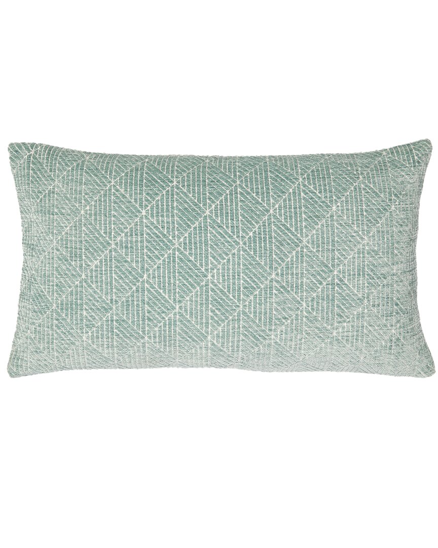 Freshmint Logan Geometrico Reversible Chenille Lumbar Pillow