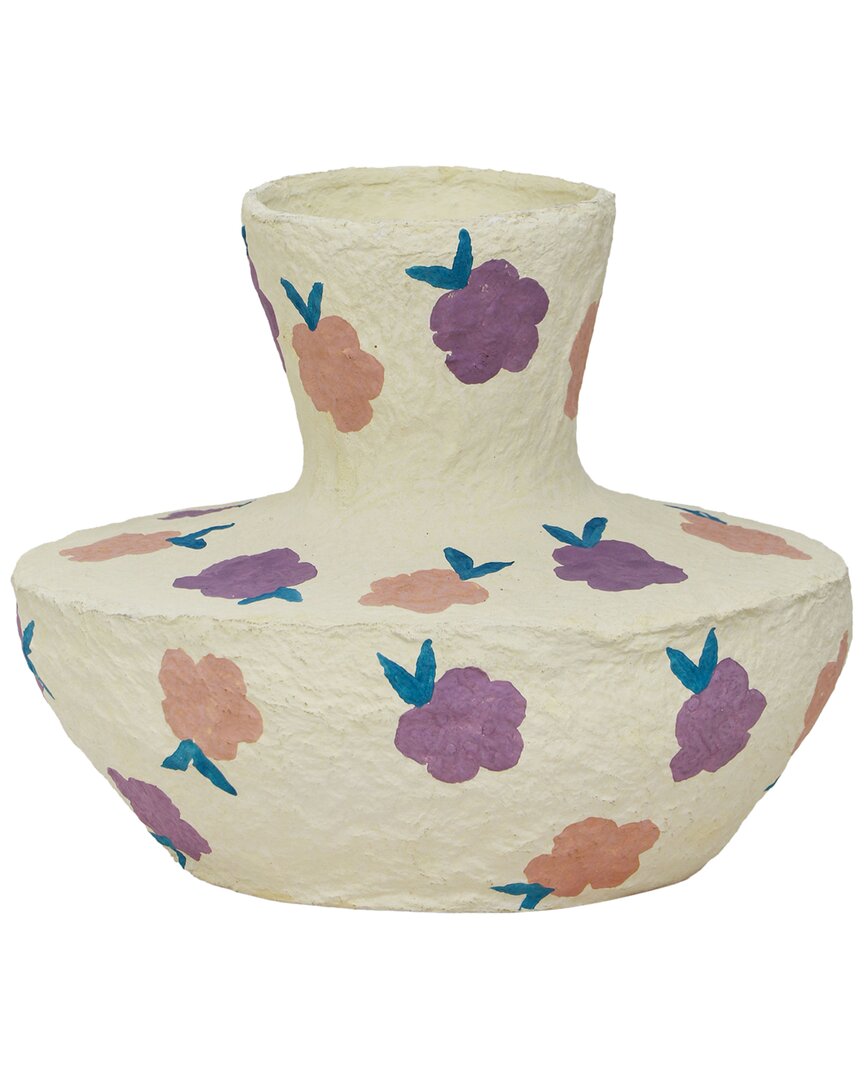 Tov Furniture Spring Blossoms Cotton Mache Vase