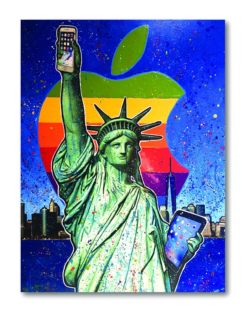 Courtside Market Statue Of Liberty Canvas Wall Art
