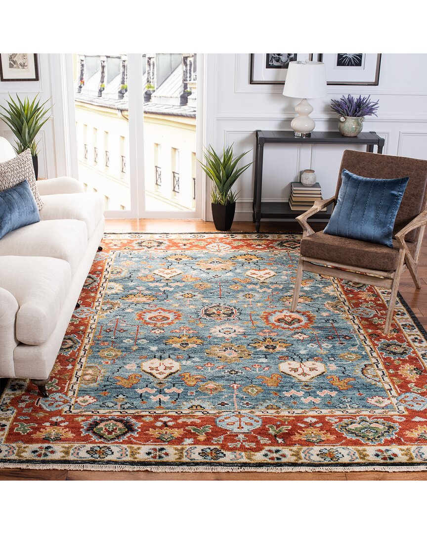 Safavieh Samarkand Hand-knotted Rug In Blue
