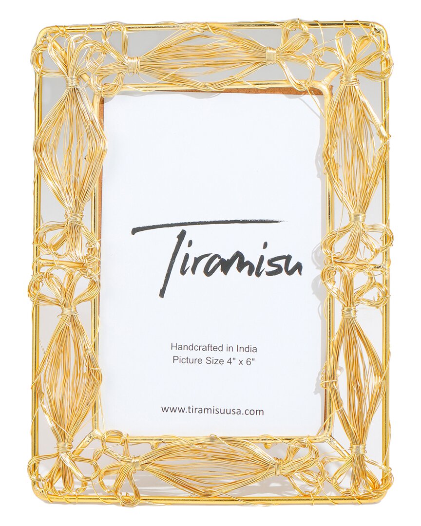 Tiramisu Aurelian Knot Picture Frame In Gold