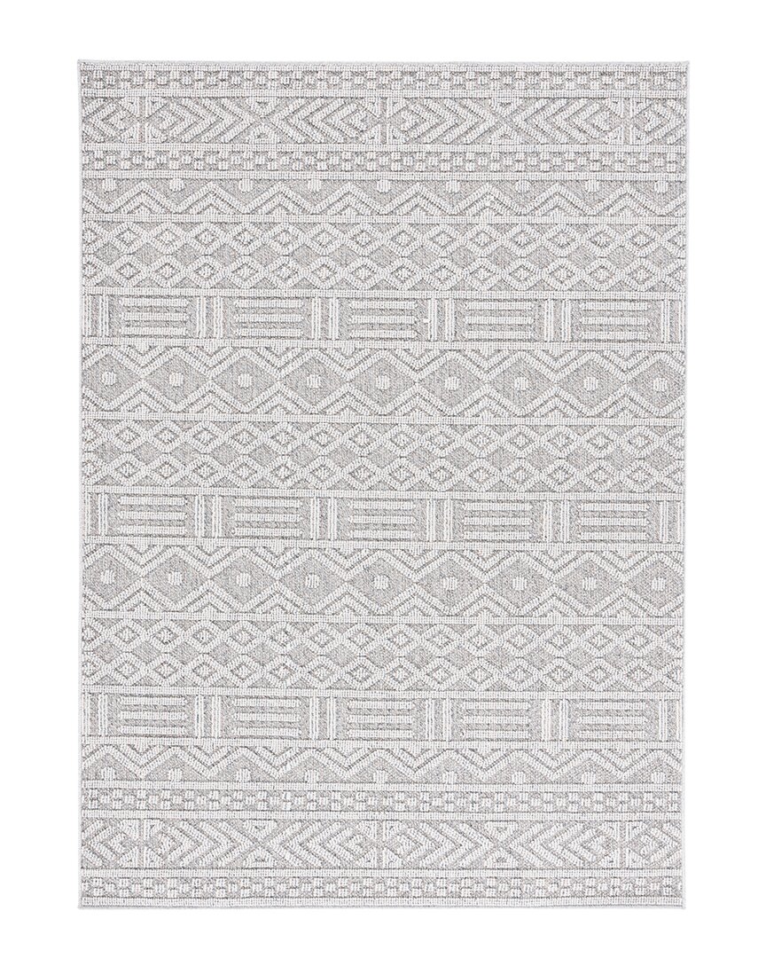 Martha Stewart Global Polypropylene Rug In Grey