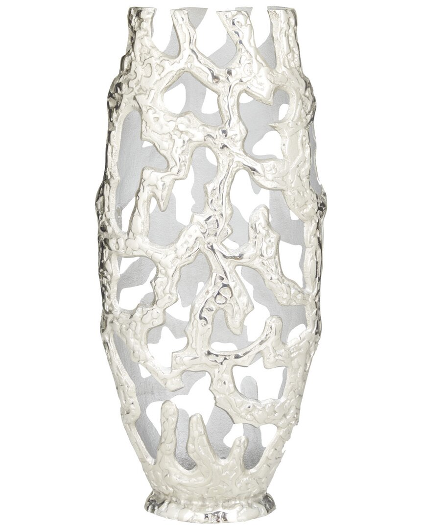 Peyton Lane Silver Vase In Silver