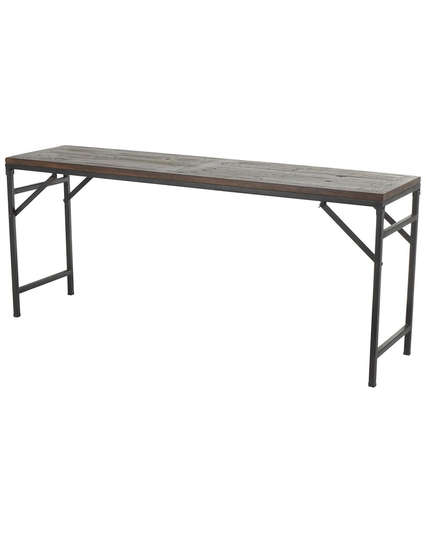 Peyton Lane Contemporary Teak Wood Console Table