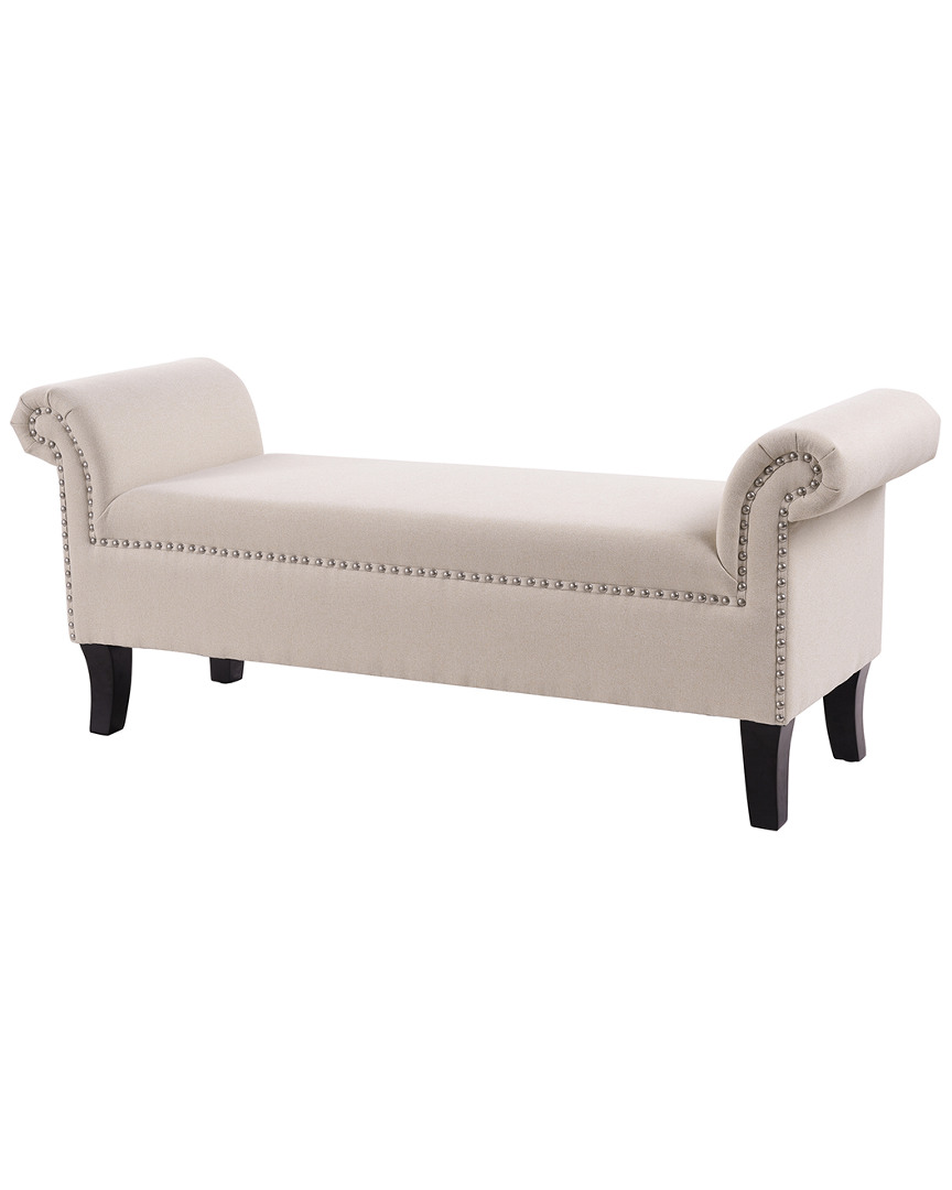 Jennifer Taylor Home Kathy Roll Arm Entryway Accent Bench