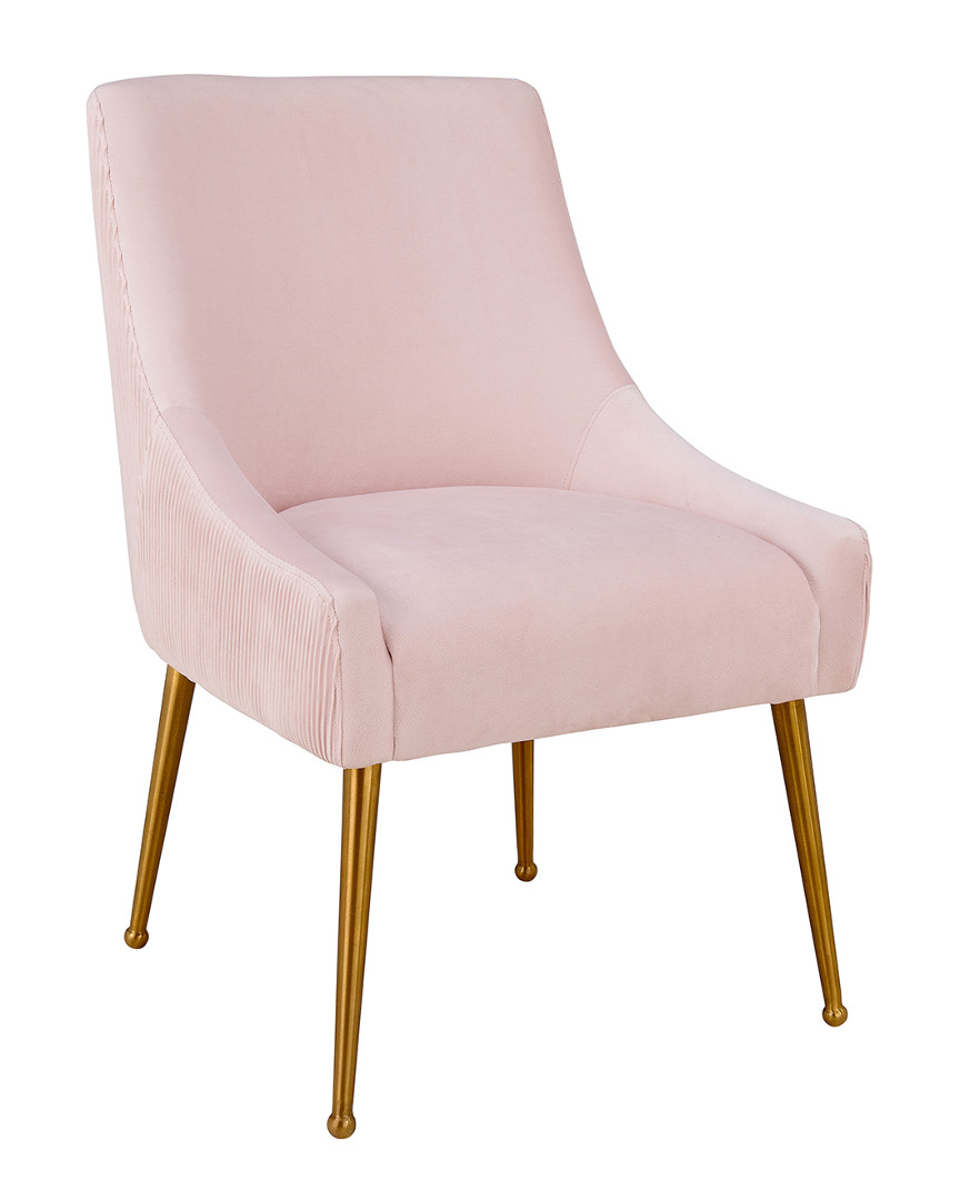 Tov Beatrix Pleated Velvet Side Chair