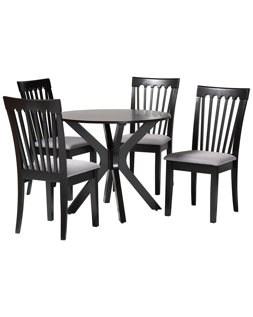 Baxton Studio Bailey Modern 5pc Dining Set