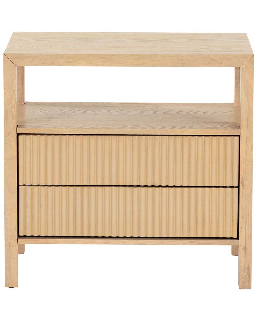 Safavieh Couture Shelbie 2-drawer Nightstand In Nude