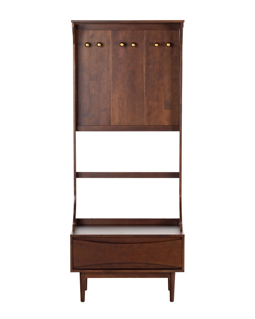 Safavieh Couture Pitta Wood 1-drawer Hall Tree